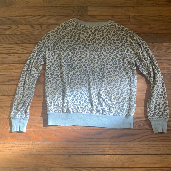 Splendid XS Leopard Print Pajama Top - Picture 3 of 6